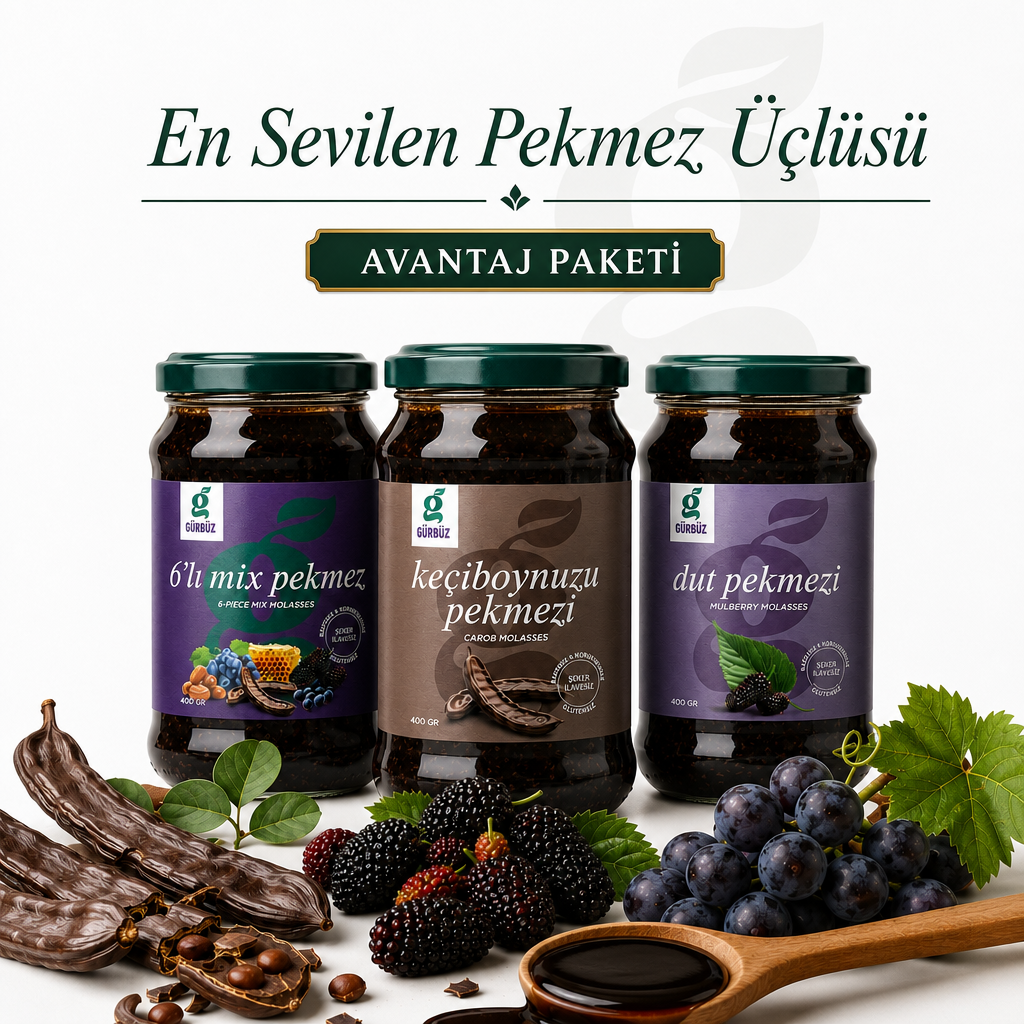 En Sevilen Pekmez Üçlüsü En Sevilen Pekmez Üçlüsü